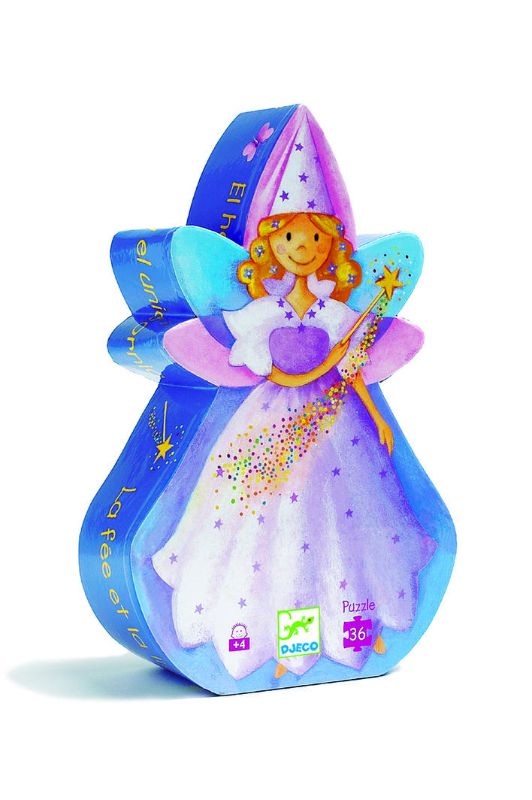 Puzzle - Fairy & Unicorn (36pcs) - Djeco