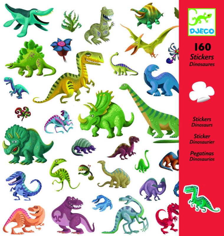 Stickers - Dinosaurs (4 Packs)