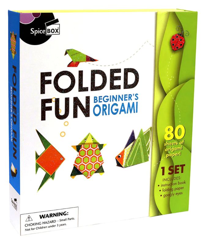 Origami Set - Fun With Folded Fun Beginners Origami - Spice Box