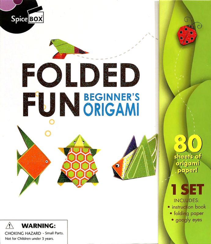 Origami Set - Fun With Folded Fun Beginners Origami - Spice Box