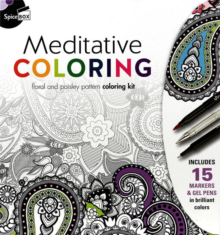 Colouring Set - Sketch Plus Deluxe Meditative Coloring - Spice Box