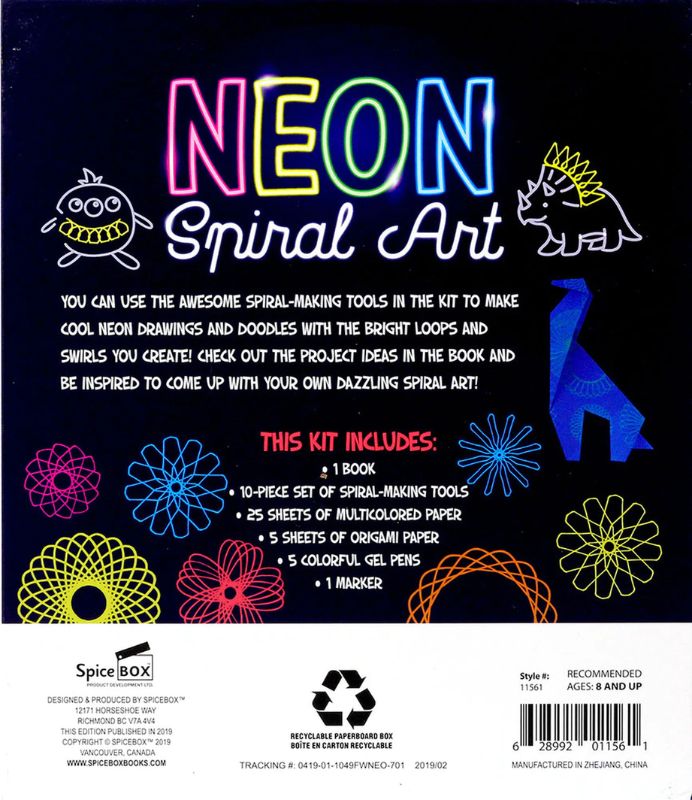 Fun With Neon Spiral Art Kit
