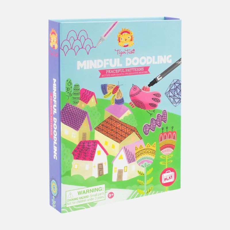 Mindful Doodling Set - Peaceful Patterns - Tiger Tribe