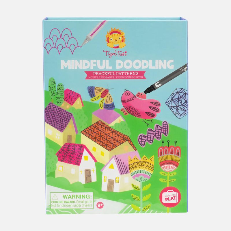 Mindful Doodling Set - Peaceful Patterns - Tiger Tribe