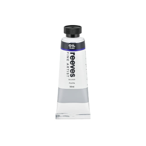 Reeves Fine Artists Oil 50ml Silver