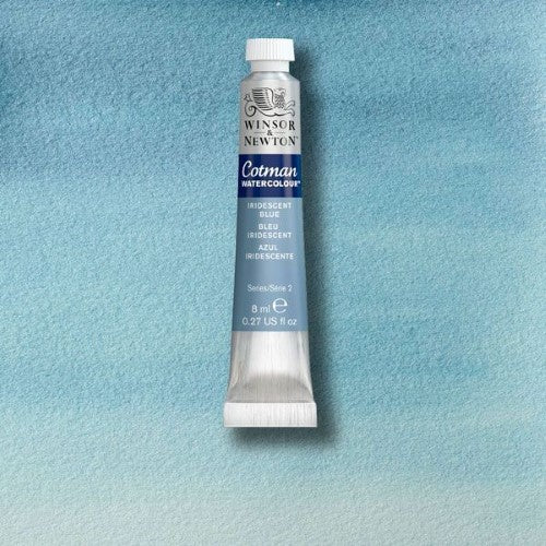 Winsor & Newton Cotman Watercolour 8ml Iridescent Blue