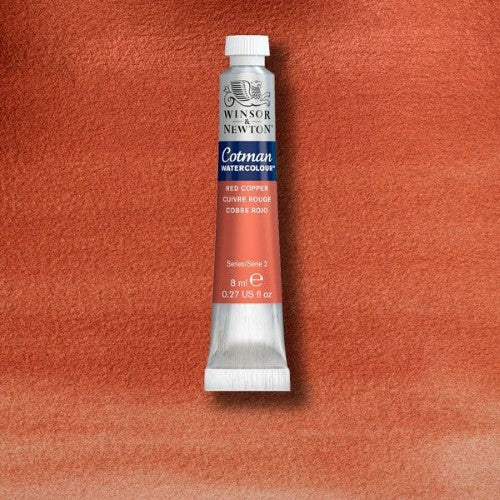 Winsor & Newton Cotman Watercolour 8ml Red Copper