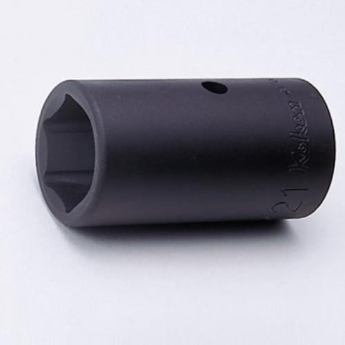 Koken 14118 Impact Flip Socket 1/2" Drive, dual 17mm and 19mm for versatile automotive use, 48mm length for reach.