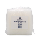 Lid Plastic Rectangle PP Microwave Container 500-1000ML -  50PC