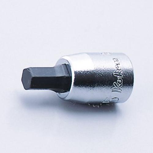 Koken 2010M-25 Inhex Socket, 1/4" drive, 10mm, durable tool for automotive and home projects, made in Japan.