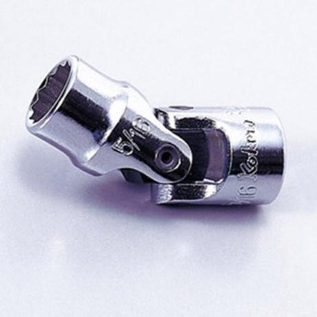 Koken 2445A 12pt Universal Socket, 1/4" drive for 3/8" fasteners, durable chrome molybdenum alloy, ideal for various tasks.