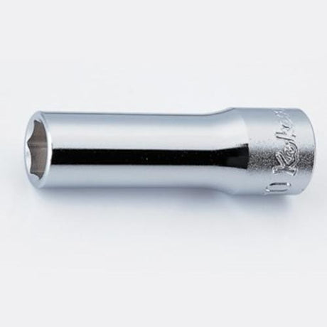 Koken 3300M 6pt Deep Socket 3/8" Dr 18mm, featuring durable chrome molybdenum alloy for enhanced strength and torque.