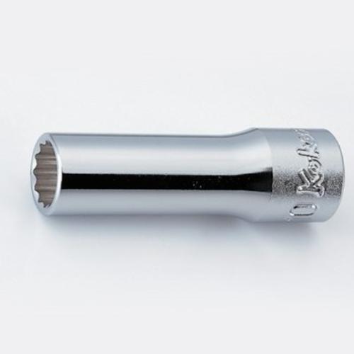 Koken 3305A 12pt deep socket, 3/8" drive, 11/16" size, crafted for durability and superior torque in automotive repairs.