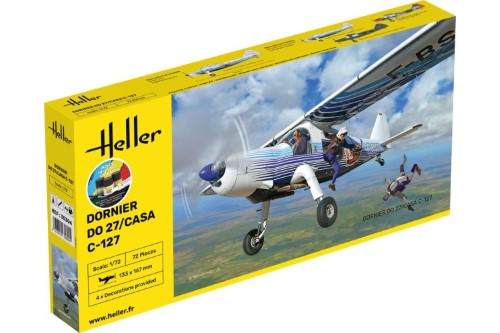 Plastic Model Kit - HELLER STARTER KIT DO27/CASA C-127