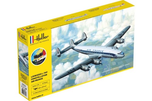 Plastic Model Kit - HELLER STARTER KIT L-749 CONSTELLATION A.F.