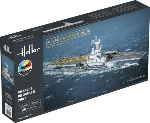 Plastic Model Kit - HELLER STARTER KIT CHARLES DE GAULE