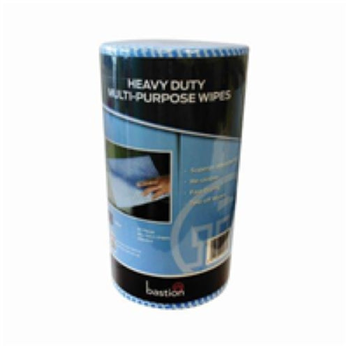 Wipes Heavy Duty Roll Blue 30x50cm 90 Piece - Bastion