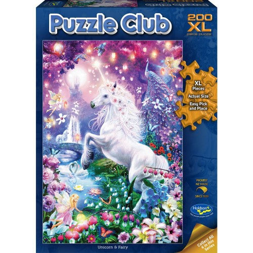 Holdson Puzzle - Puzzle Club 200pc XL (Unicorn & Fairy)