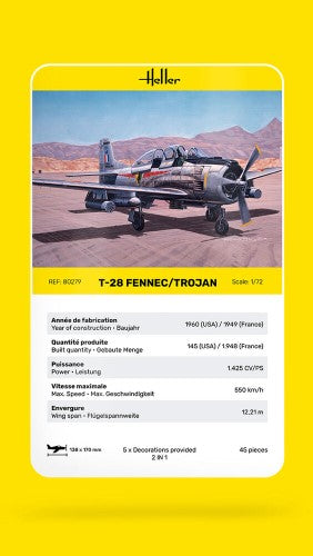 Plastic Model Kit - T-28 FENNEC /TROJAN