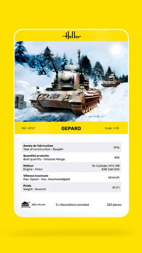 Plastic Model Kit - HELLER GEPARD