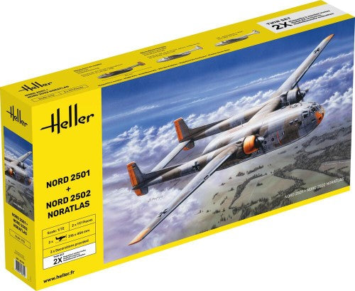 Plastic Model Kit -  HELLER NORD2501 + NORD 2502 NORATLAS TWINSET