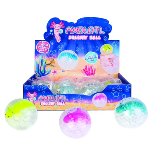 Axolotl Squishy Ball (Set of 12 Assorted)