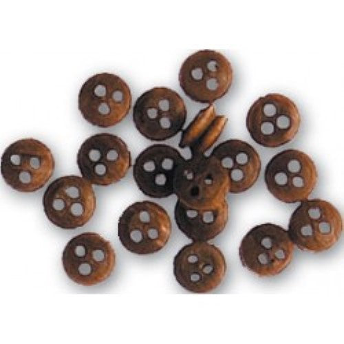 Wooden Ship Kit Fitting - Dead Eye 4mm (Pack of 18)