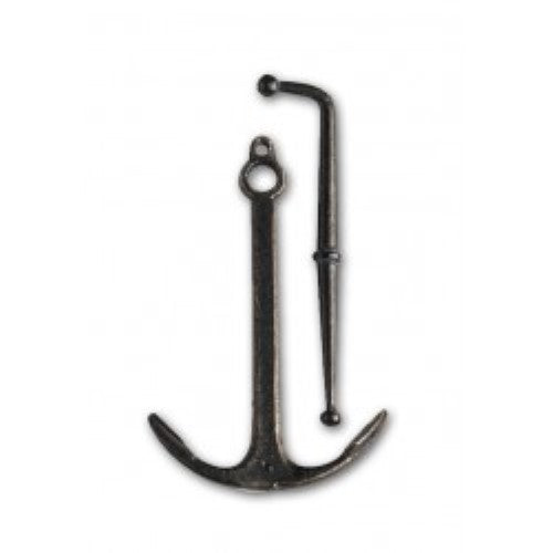 Wooden Ship Kit Fitting - Spanish Anchor 40mm (Pack of 2)