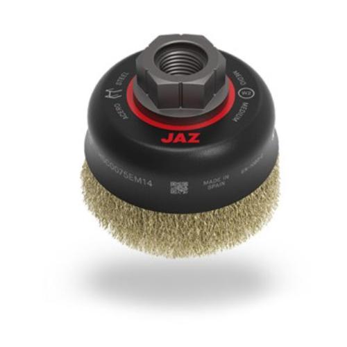 Jaz Cup Brush High Speed 75mm x 22mm x 0.3mm - M14 x 2 - Stainless Steel (BRUH-7