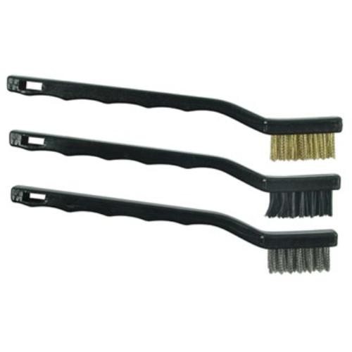 Worldwide HB2804 Mini Wire Brush 3 Piece Set