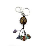 Chakra Keyring - Tiger Eye (Set of 6)