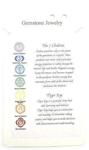 Chakra Keyring - Tiger Eye (Set of 6)