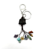Chakra Keyring - Obsidian (Set of 6)