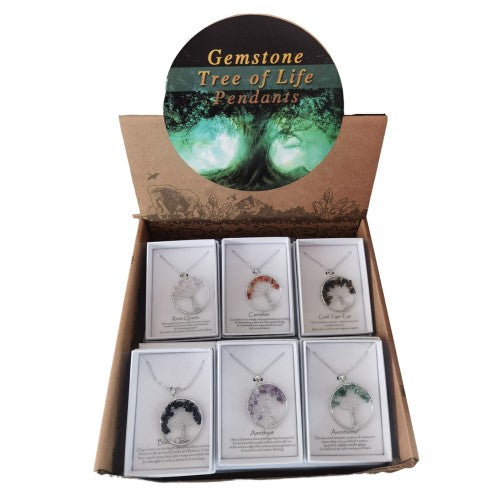 Tree of Life Pendants Display Box- Pack of 12