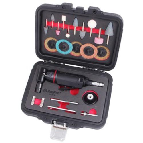 AmPro Mini Air Angle Die Grinder Kit