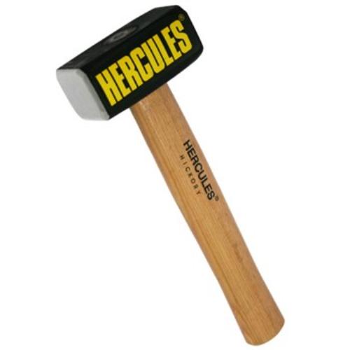 Hercules Club Hammer with hickory handle, 4 lbs, dual striking faces for demolition and DIY projects.