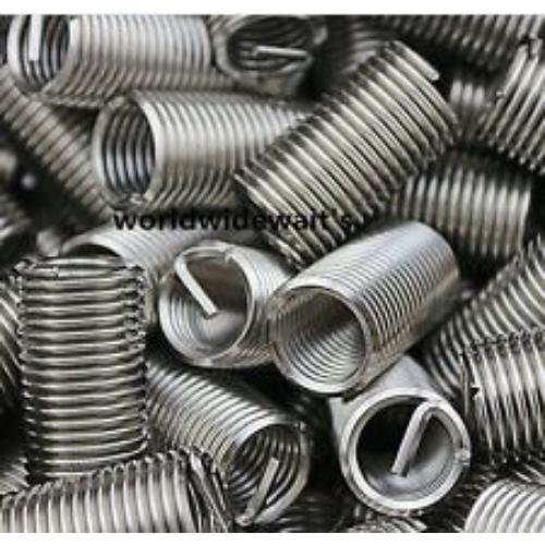 M16 Helicoil Thread Inserts, pack of 10, durable stainless steel for reliable thread repair and reinforcement.