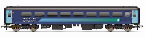 Hornby DRS Mk2F Standard Open 6008 model, showcasing blue and grey livery, perfect for train enthusiasts and collectors.