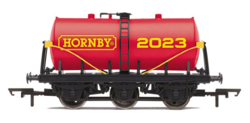 Hornby 2023 Wagon features a striking livery and a 6-wheel milk tanker design perfect for any model railway collection.