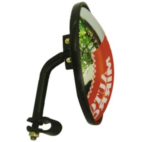 THM TH1765 Angle Mirror universal 146mm convex mirror for enhanced visibility and road safety; includes 16mm adjustable ball and arm.