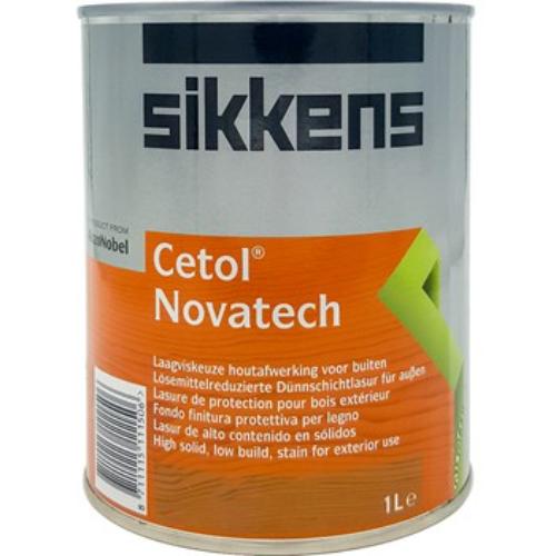 Sikkens Novatech Light Oak 1L wood stain enhances timber with UV protection and water repellency for outdoor use.