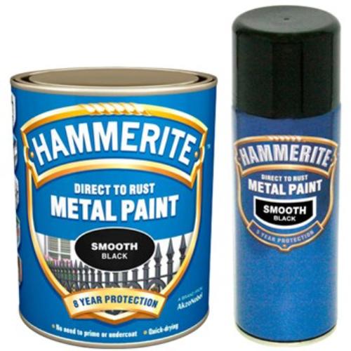 Hammerite Smooth 250ml Red