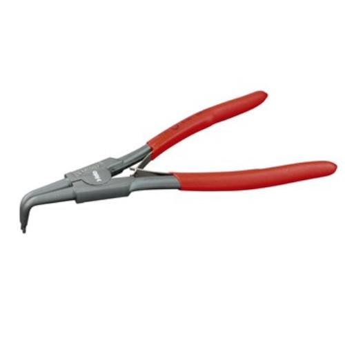 Felo External Circlip Plier with 90-degree angles, 19-60mm capacity, durable chrome-vanadium steel, anti-slip grip.