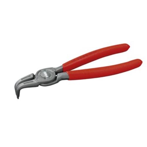 Felo Internal Circlip Plier with 90-degree angled jaws, suitable for 12-25mm internal spring clips, crafted from durable steel.