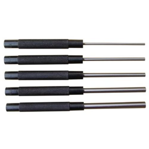 Ozar Pin Punch Set with 5 pieces, sizes 1/8" to 3/8", designed for precision in automotive and engineering tasks.
