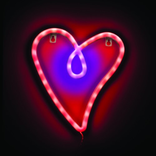 LED Wall Light - Heart (22.5cm)