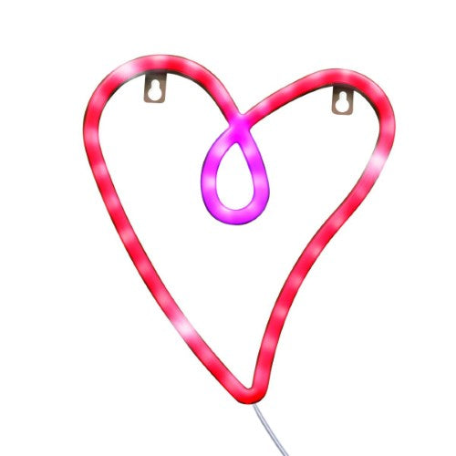 LED Wall Light - Heart (22.5cm)