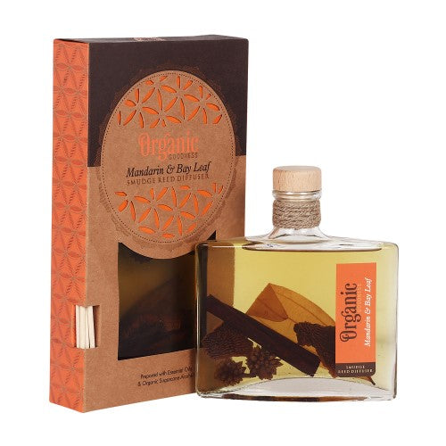 Reed Diffuser Mandarin + Bay Leaf Organic Goodness
