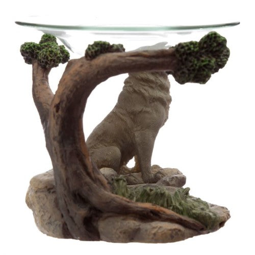 Oil Burner - Protector of the North Spirit of the Forest Wolf