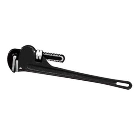 AmPro Pipe Wrench 250mm, durable forged steel, ergonomic design for plumbing tasks, heat-treated jaws for strong grip.